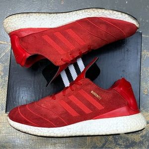 Adidas Busenitz Pure Boost F37885 Red White Skateboarding